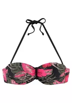 Топ бикини LASCANA Bandeau Bikini Top Elsa, цвет Mixed colors