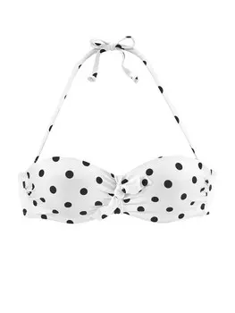 Топ бикини Lascana, белый