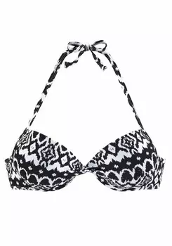 Топ бикини Lascana, черный