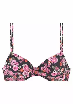 Топ бикини LASCANA Push-up Bikini Top Blmli, цвет Mixed colors