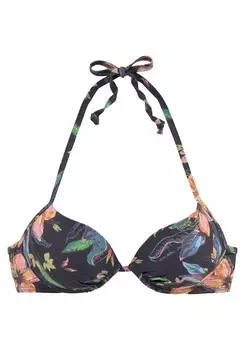 Топ бикини LASCANA Push-up Bikini Top Malia, цвет Mixed colors