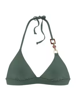 Топ бикини Lascana YVES, оливковый