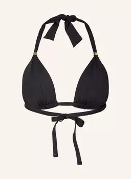 Топ бикини LAUREN RALPH LAUREN Neckholder LAUREN ESSENTIALS, черный