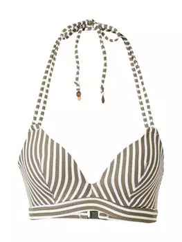 Топ бикини Lingadore, цвет Olive/White