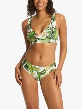 Топ бикини lotus x спереди Sea Level, белый/разноцветный