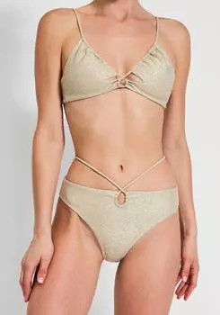 Топ бикини Lou цвета шампанского Devon Windsor, цвет champagne