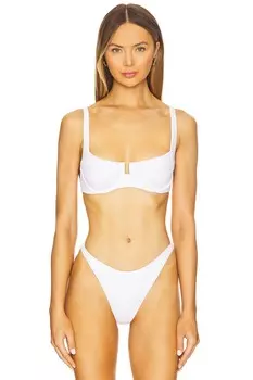 Топ бикини Mako Lspace, white