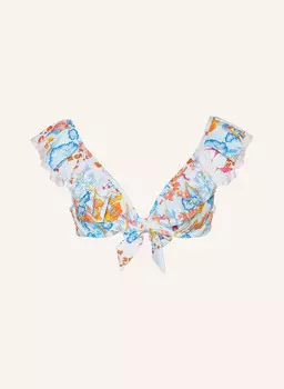 Топ бикини на косточках, мирные деревья Лиззи Vilebrequin, белый