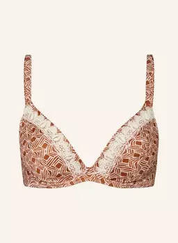 Топ бикини на косточках organic moderns watercult, цвет DUNKELORANGE/WEISS