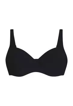 Топ бикини на косточках Sibel, быстросохнущий, на широких бретелях, женский ROSA FAIA, черный