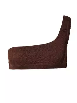 Топ бикини Nasty Gal Bralette Bikini Top, цвет Chocolate