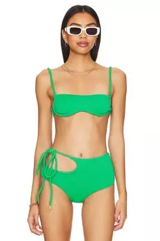 Топ бикини Ostra Brasil Curvy, цвет Emerald Green