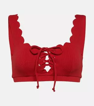 Топ бикини palm springs с завязками Marysia, черный