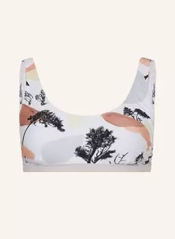 Топ бикини PICTURE Bralette CLOVE mit UV-Schutz 50+, белый