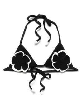 Топ бикини Poppy PatBO, черный