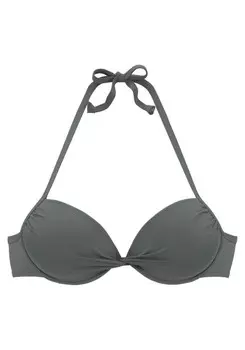 Топ бикини пуш-ап Lascana, оливковый