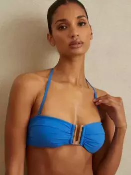 Топ бикини Reiss Carina Beandea, синий