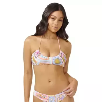 Топ бикини Rip Curl Beach Party Halter Crop, разноцветный