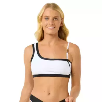 Топ бикини Rip Curl Gigi One Shoulder, белый