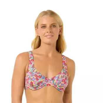 Топ бикини Rip Curl Las Flores D-DD Balconette, разноцветный