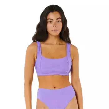 Топ бикини Rip Curl Premium Surf D-Dd Crop, фиолетовый