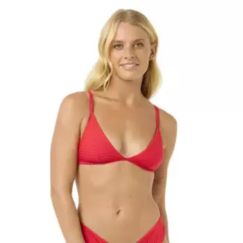 Топ бикини Rip Curl Premium Surf Fixed Triangle, красный