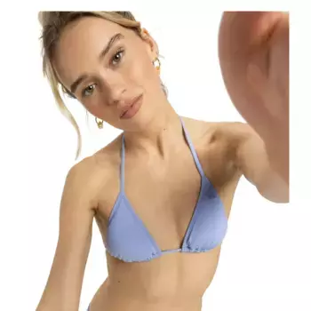 Топ бикини Roxy Beach Classics Tiki Tri, фиолетовый