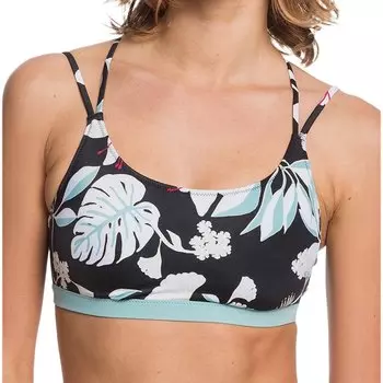 Топ бикини Roxy Fitness Basic Bra, черный