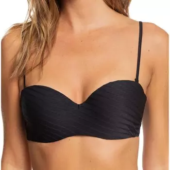 Топ бикини Roxy Golden Breeze Molded Bandeau, черный