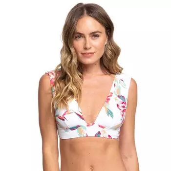 Топ бикини Roxy Lahaina Bay Elong Tri, белый