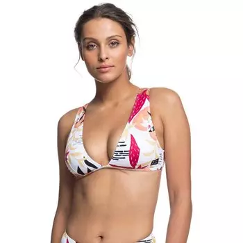 Топ бикини Roxy Pop Surf Tri, белый