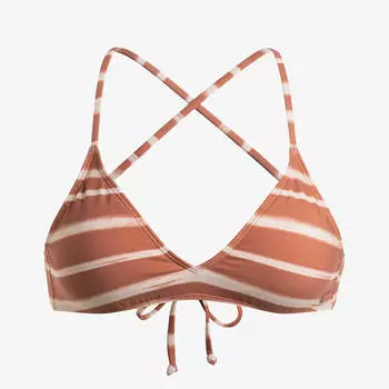 Топ бикини Roxy PT Classics Strappy, бежевый/белый