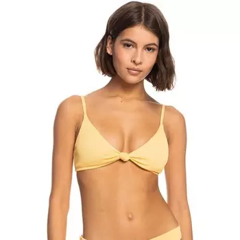 Топ бикини Roxy Rib Love The Surf Knot, оранжевый