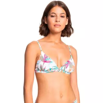 Топ бикини Roxy Side Beach Classics Fixed Triangle, белый
