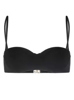 Топ бикини с логотипом DOLCE & GABBANA, черный
