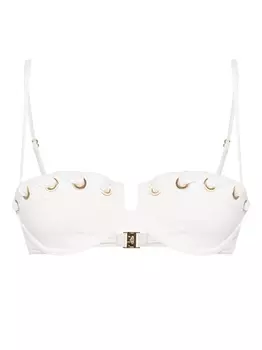 Топ бикини с отделкой Halliday ZIMMERMANN, белый