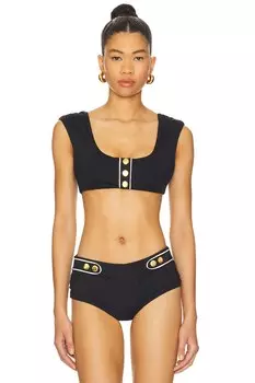 Топ бикини с открытыми плечами Weworewhat, black