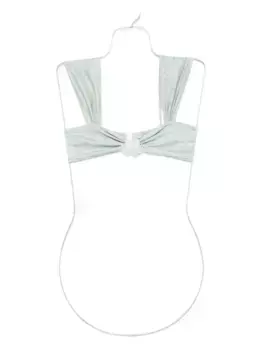 Топ бикини с принтом Roberta Einer, зеленый