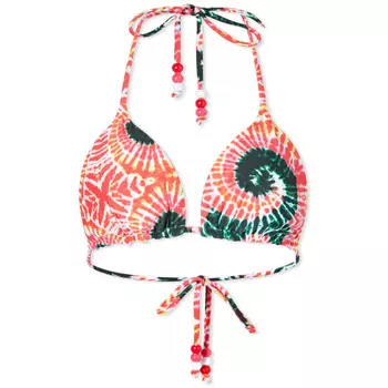 Топ бикини с треугольными чашечками It's Now Cool Tie Dye