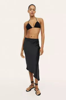 Топ бикини с треугольными чашечками крючком H&M, черный