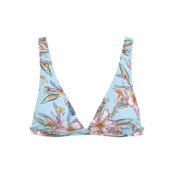 Топ бикини с треугольными чашечками LASCANA »Malia« для женщин, цвет blau