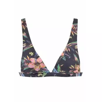 Топ бикини с треугольными чашечками LASCANA »Malia« для женщин, цвет grau