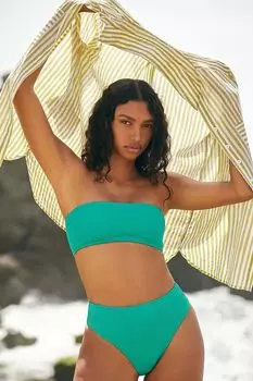 Топ бикини Seafolly без бретелек, jade
