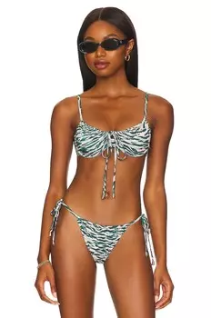 Топ бикини Seafolly Underwire, цвет Evergreen