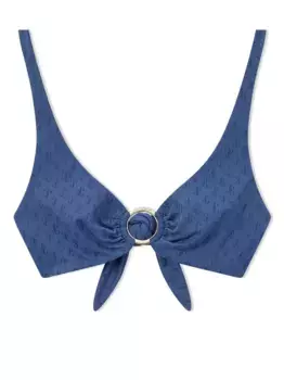 Топ бикини Sira с логотипом JIMMY CHOO, синий