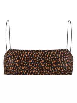 Топ бикини со сборками TOTEME, черный