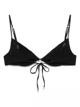 Топ бикини со шнуровкой Kiki de Montparnasse, черный