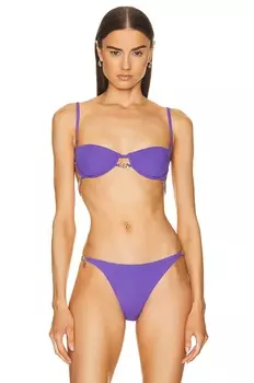 Топ бикини Stella Mccartney Falabella Underwire, фиолетовый