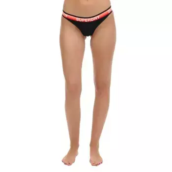 Топ бикини Superdry Classic Stripe, черный