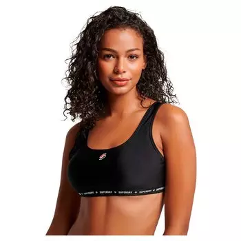 Топ бикини Superdry Code Micro Elastic Top, черный